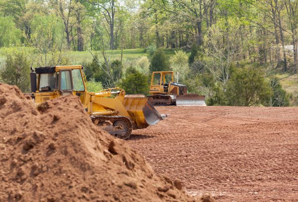 Bulldozer Land Clearing in Wexford