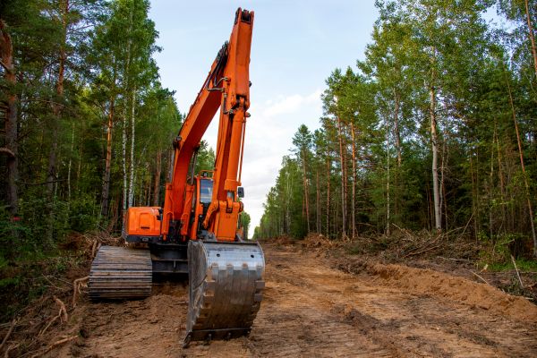 Backhoe Land Clearing in Wexford